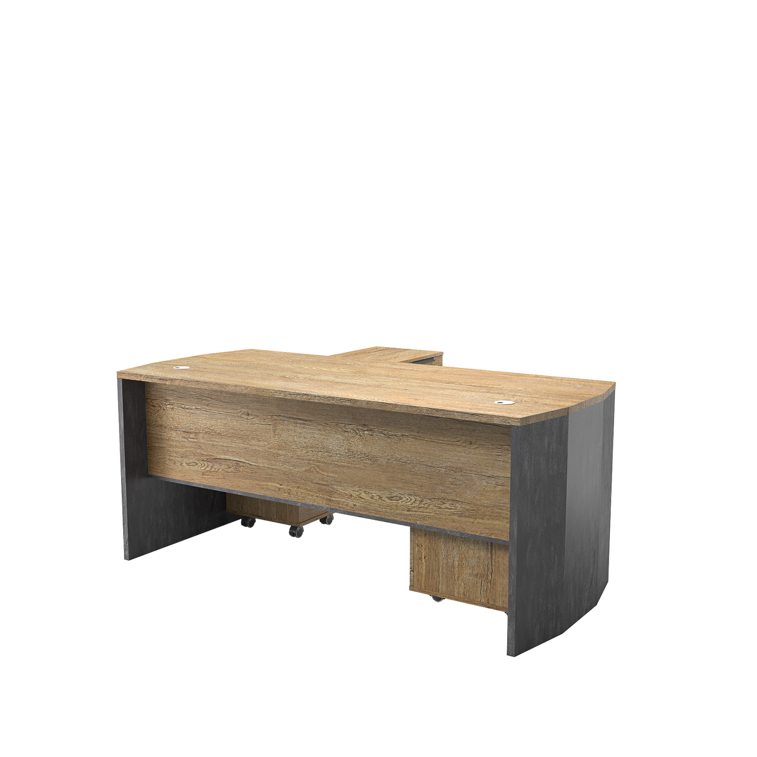 Saintcy P3508 Industrial Modern Executive Desk - Professional Single Workstation with Rounded Safety Corners ($1600/1800$ mm)