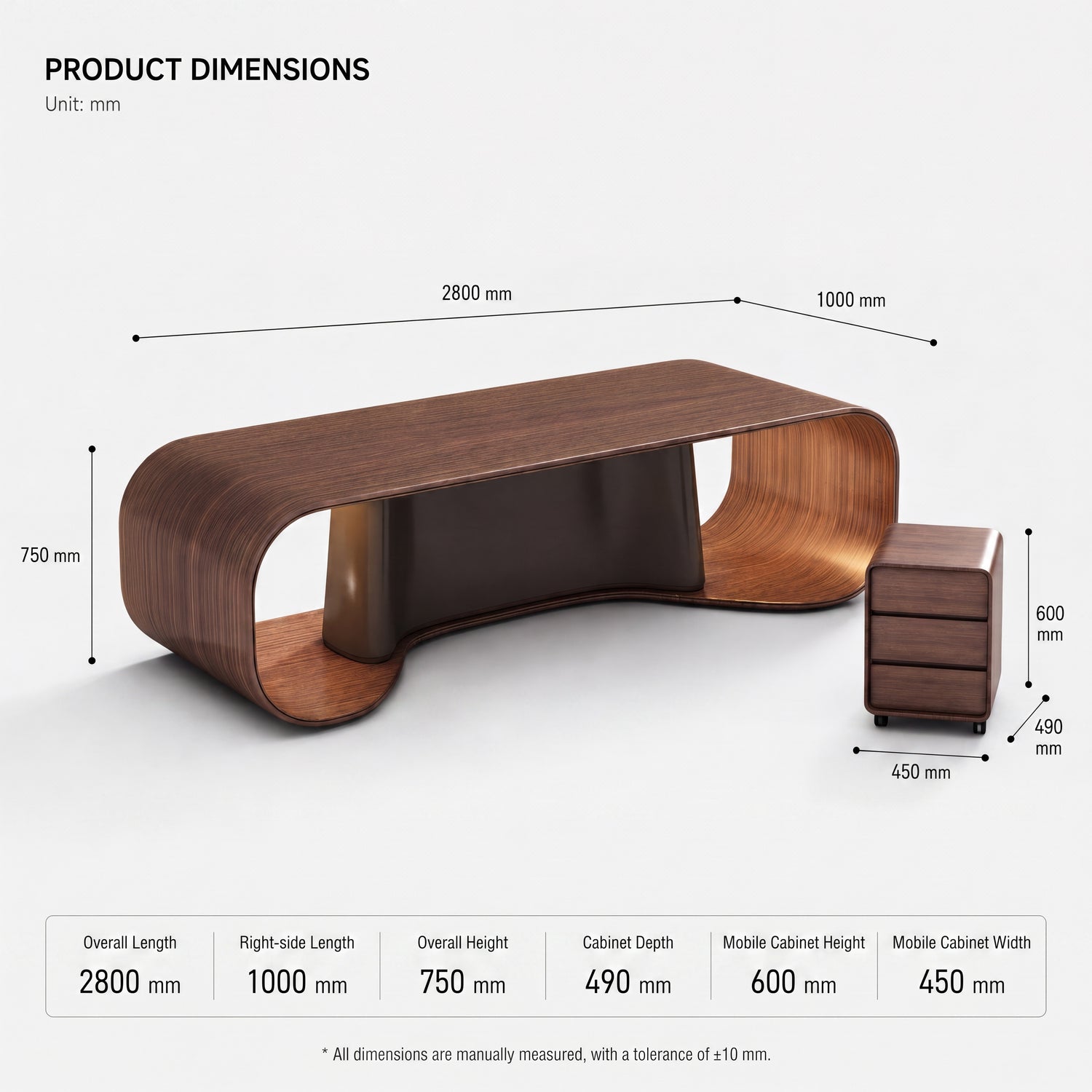Saintcy Opus Orbit Executive Desk