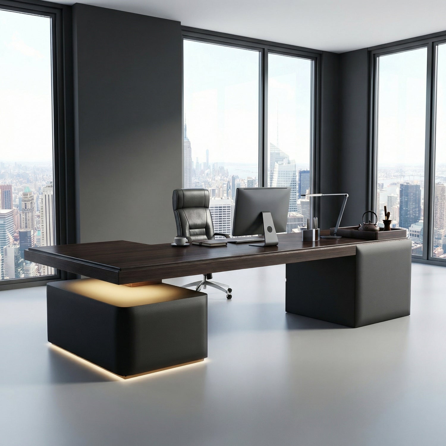 Saintcy Opus Podium Executive Desk