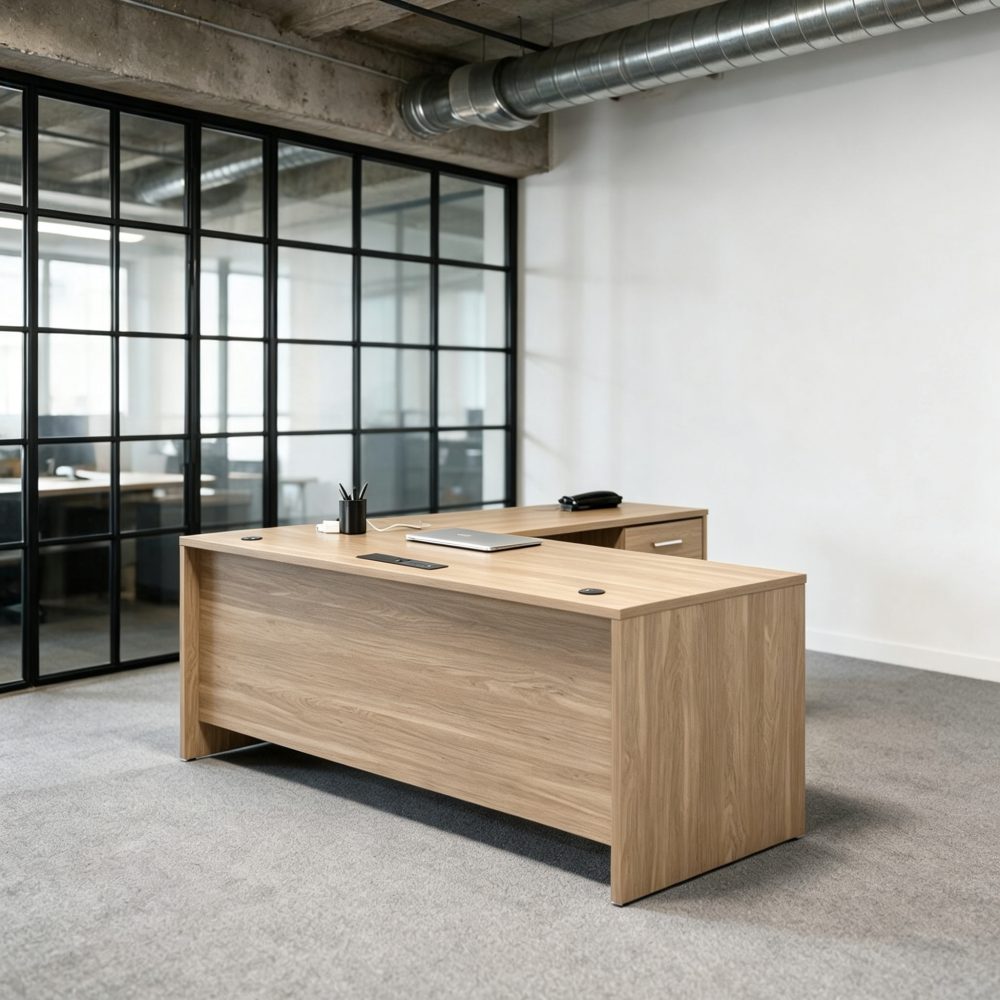 Saintcy Linear Executive L-Desk