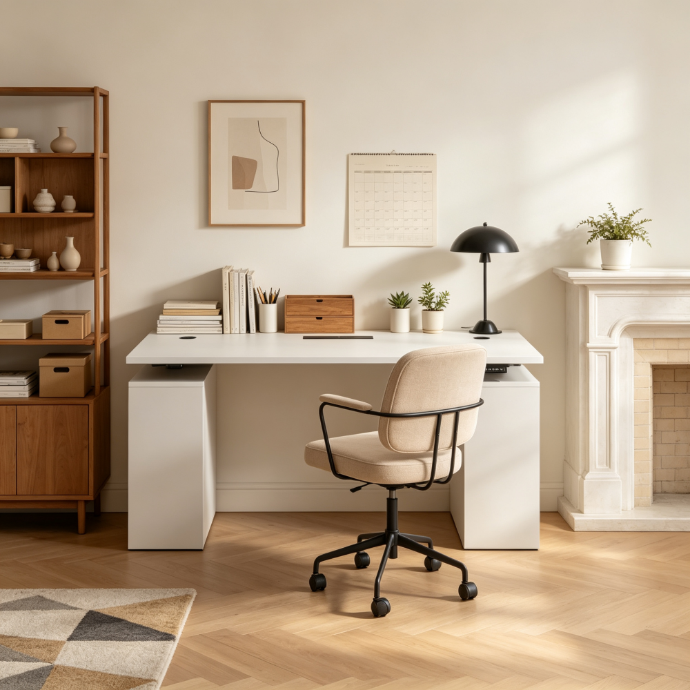 Saintcy Fluted Standing Desk