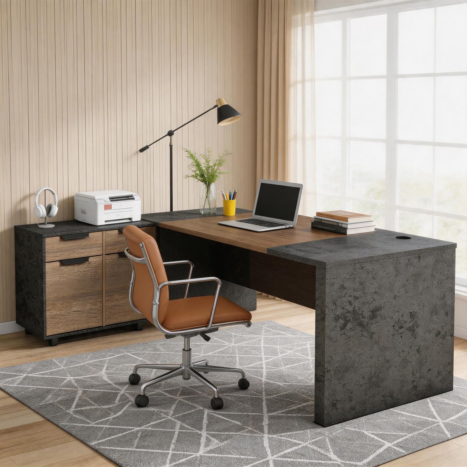 Saintcy Strata Executive L-Desk