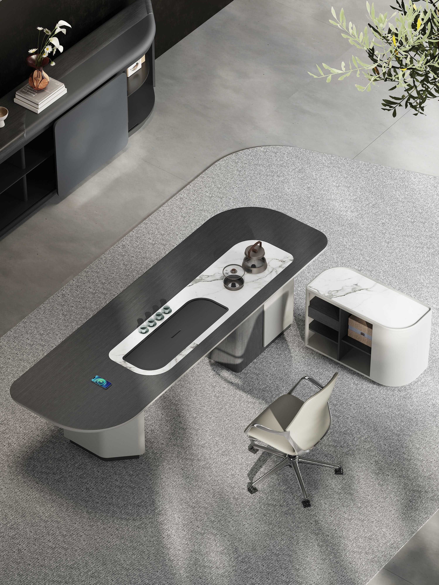 Saintcy Lavante Executive Desk DESIGNER SERIES