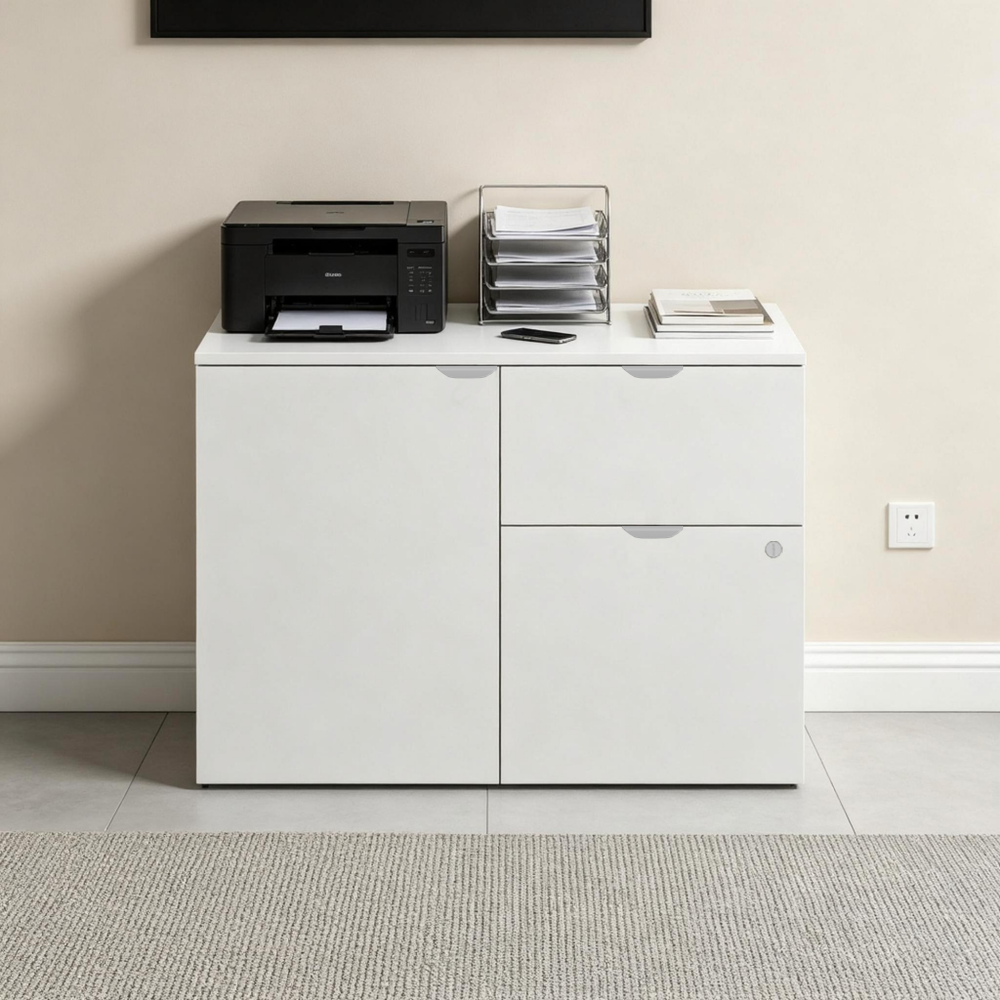 Saintcy Credenza Storage Cabinet