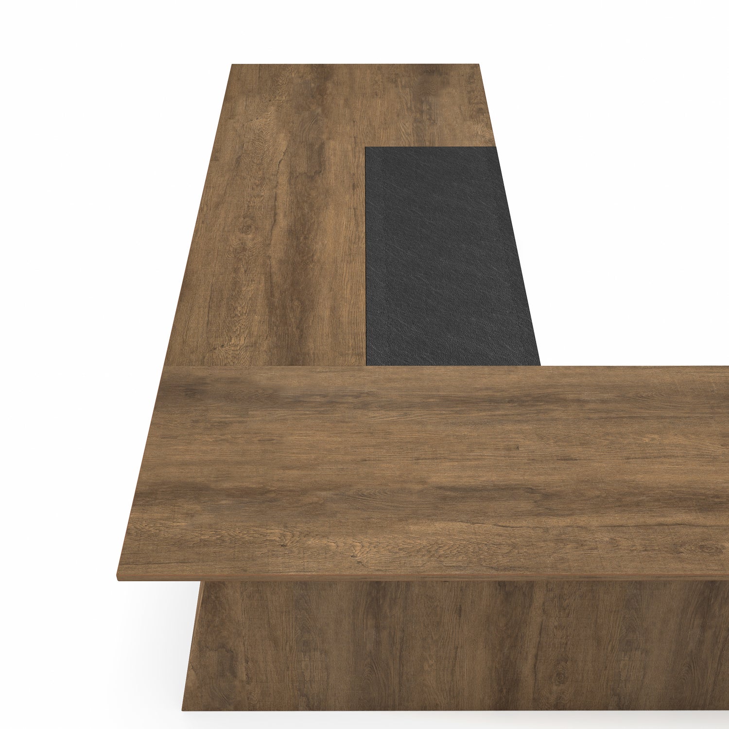 Saintcy M2501 110"/126" L-Shaped Executive Desk - Chicago Industrial Modern Architectural Office Workstation