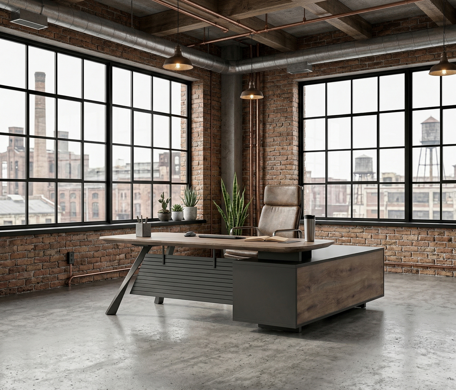 Saintcy Tribeca Apex Executive Desk
