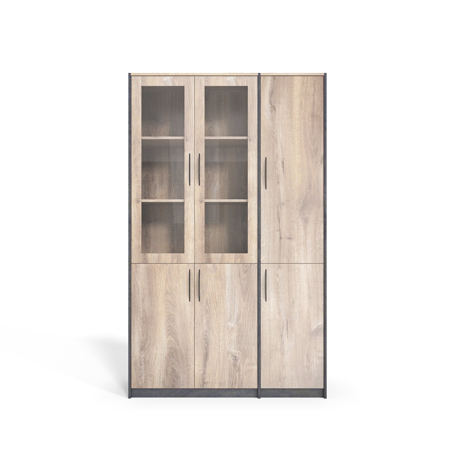 Saintcy NS Series Modular Office Storage Cabinet - Architectural Industrial Bookshelf System | 800mm to 2000mm