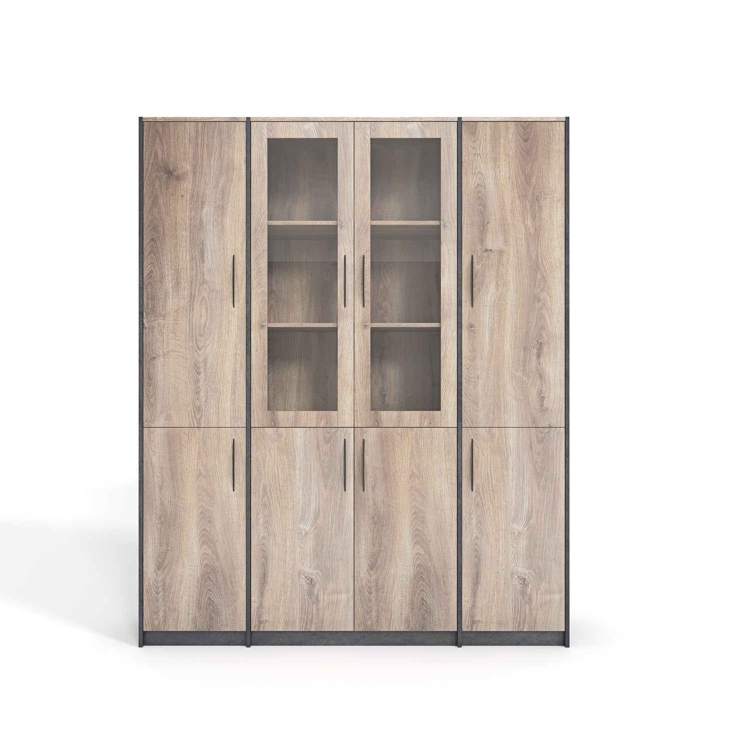 Saintcy NS Series Modular Office Storage Cabinet - Architectural Industrial Bookshelf System | 800mm to 2000mm