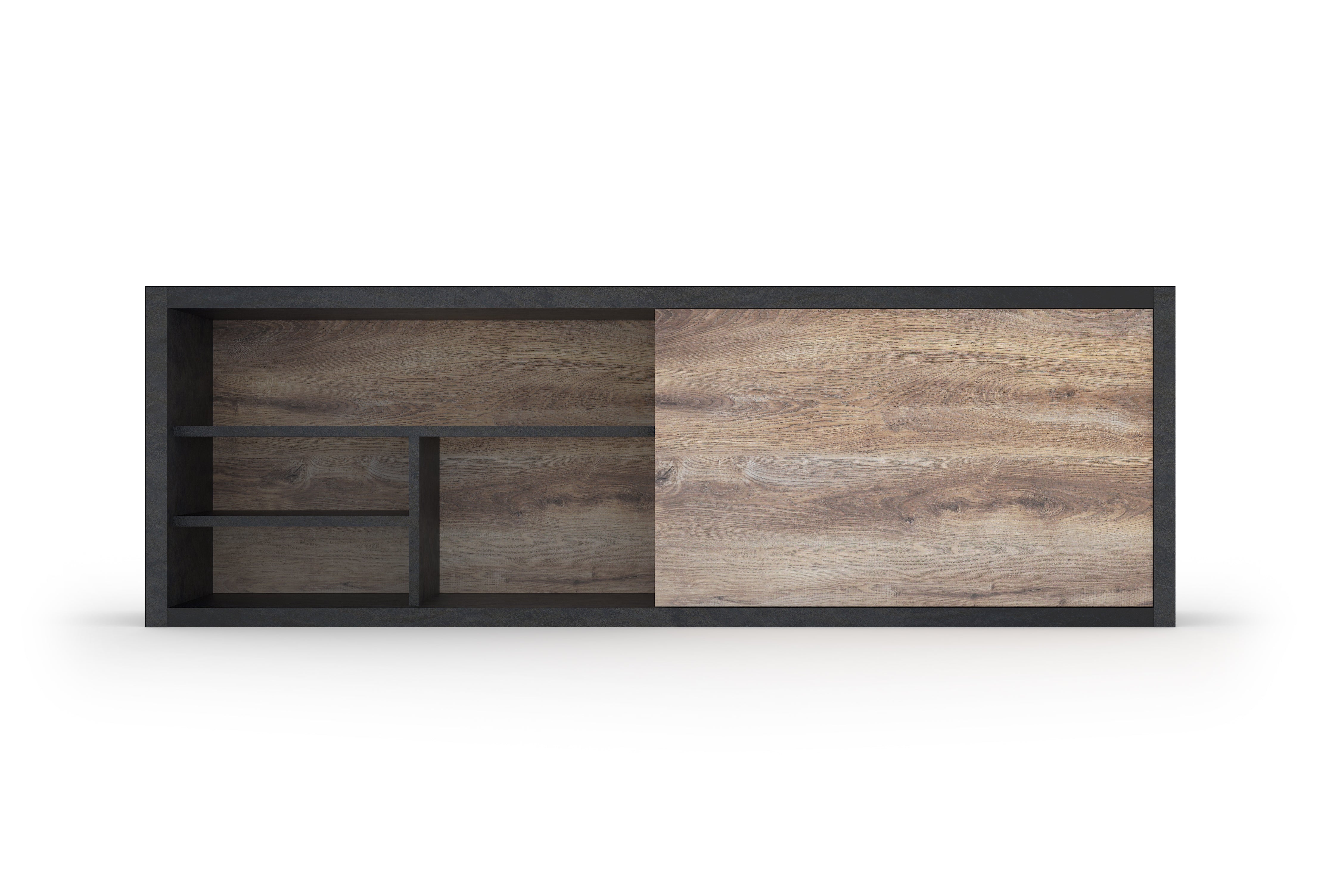 Saintcy NS & NT Series Modern Executive Bookcase & Credenza Suite - Premium Office Display Cabinet with Glass Doors and Closed Storage