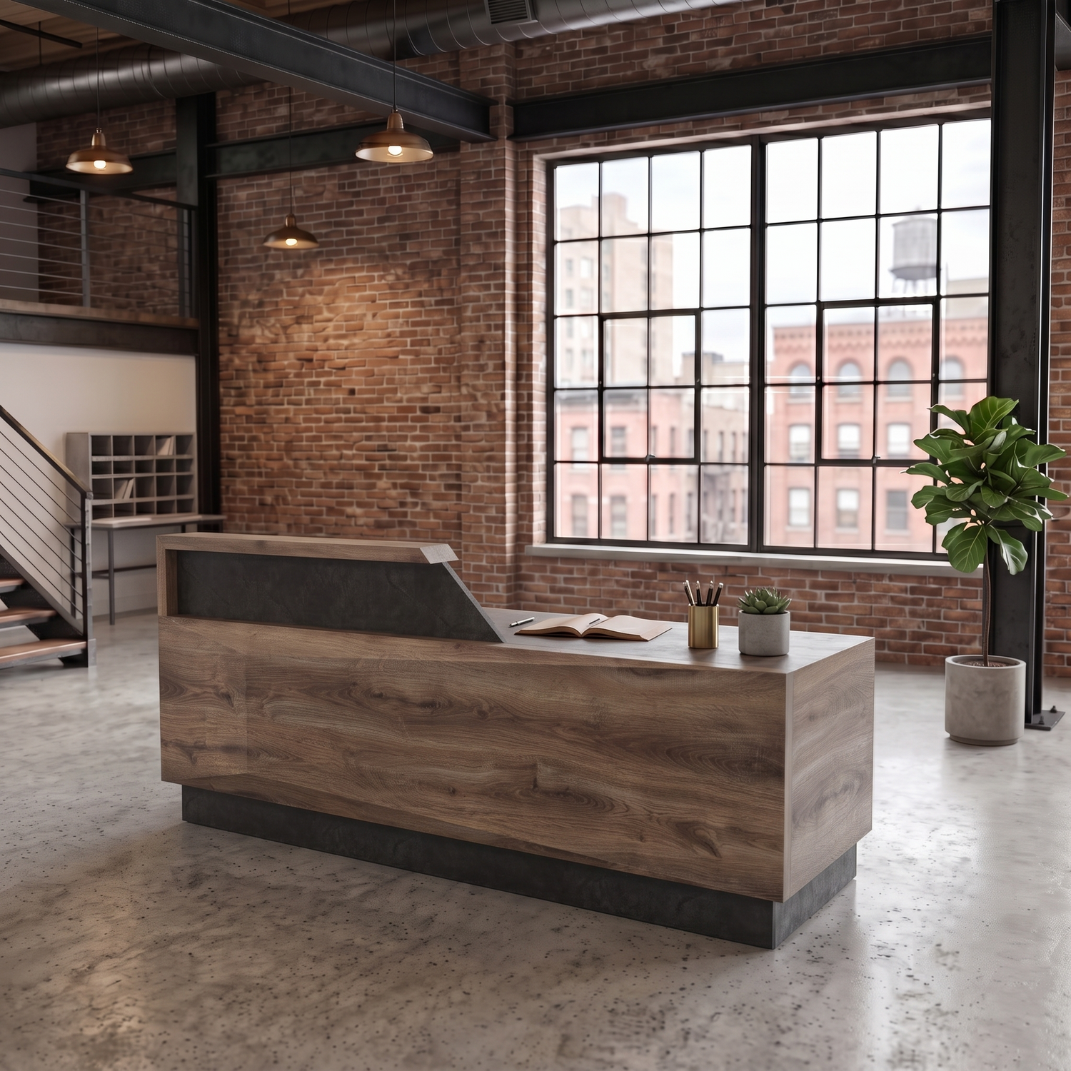 Saintcy Prism Reception Desk