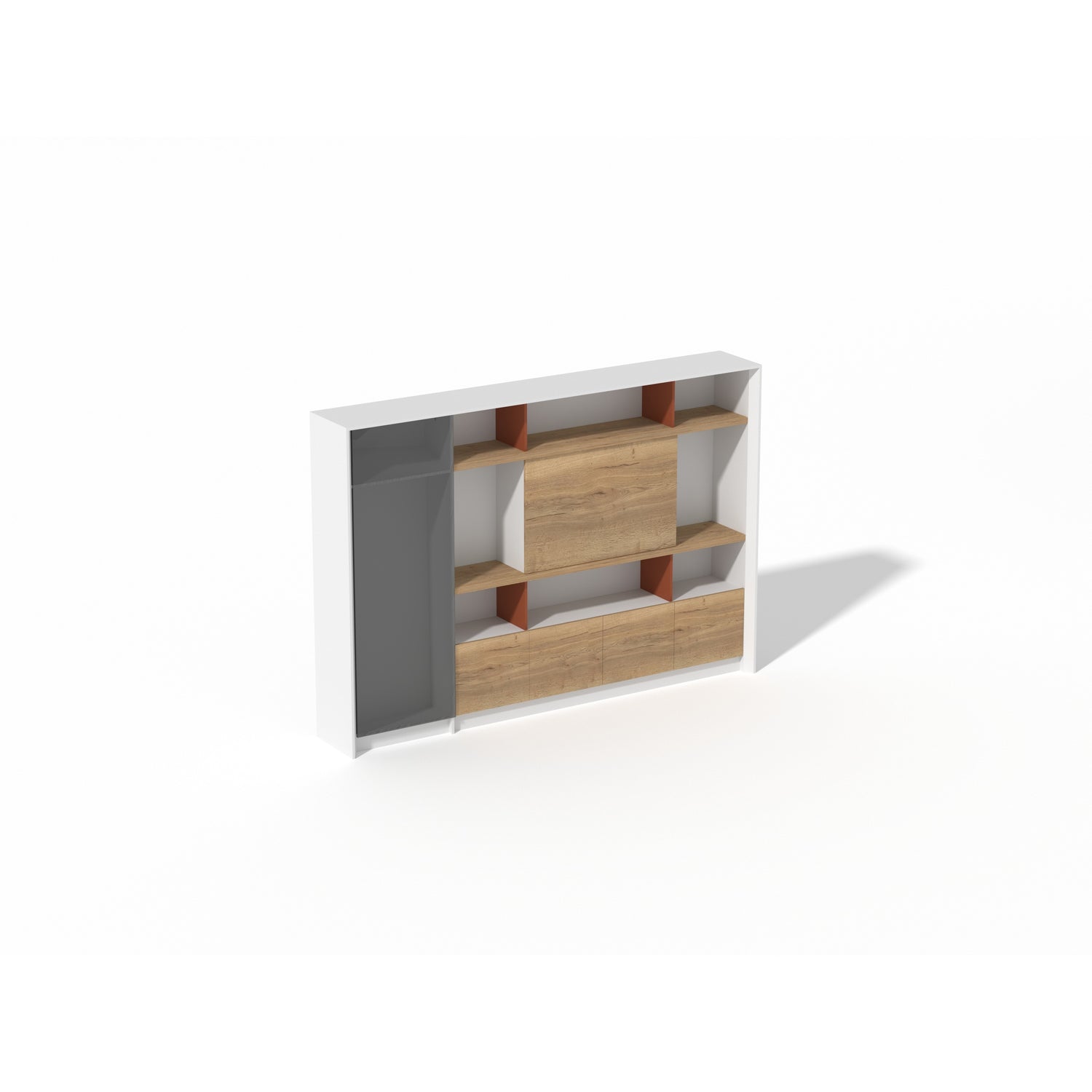 Saintcy Vigor Chalk Bookcase