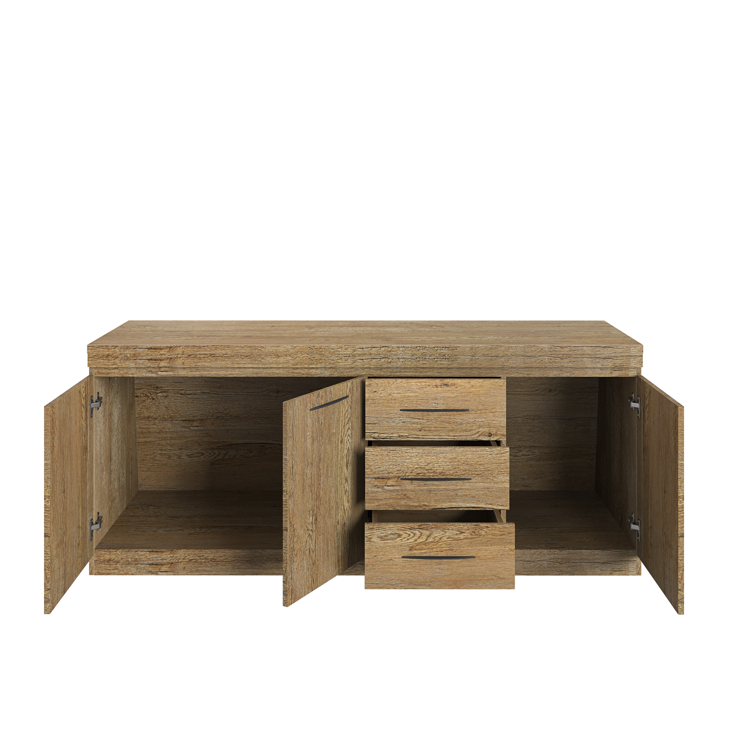 Saintcy P3501 Modern Sculptural Executive Desk - Geometric L-Shaped Manager Table (2.8m/3.2m)