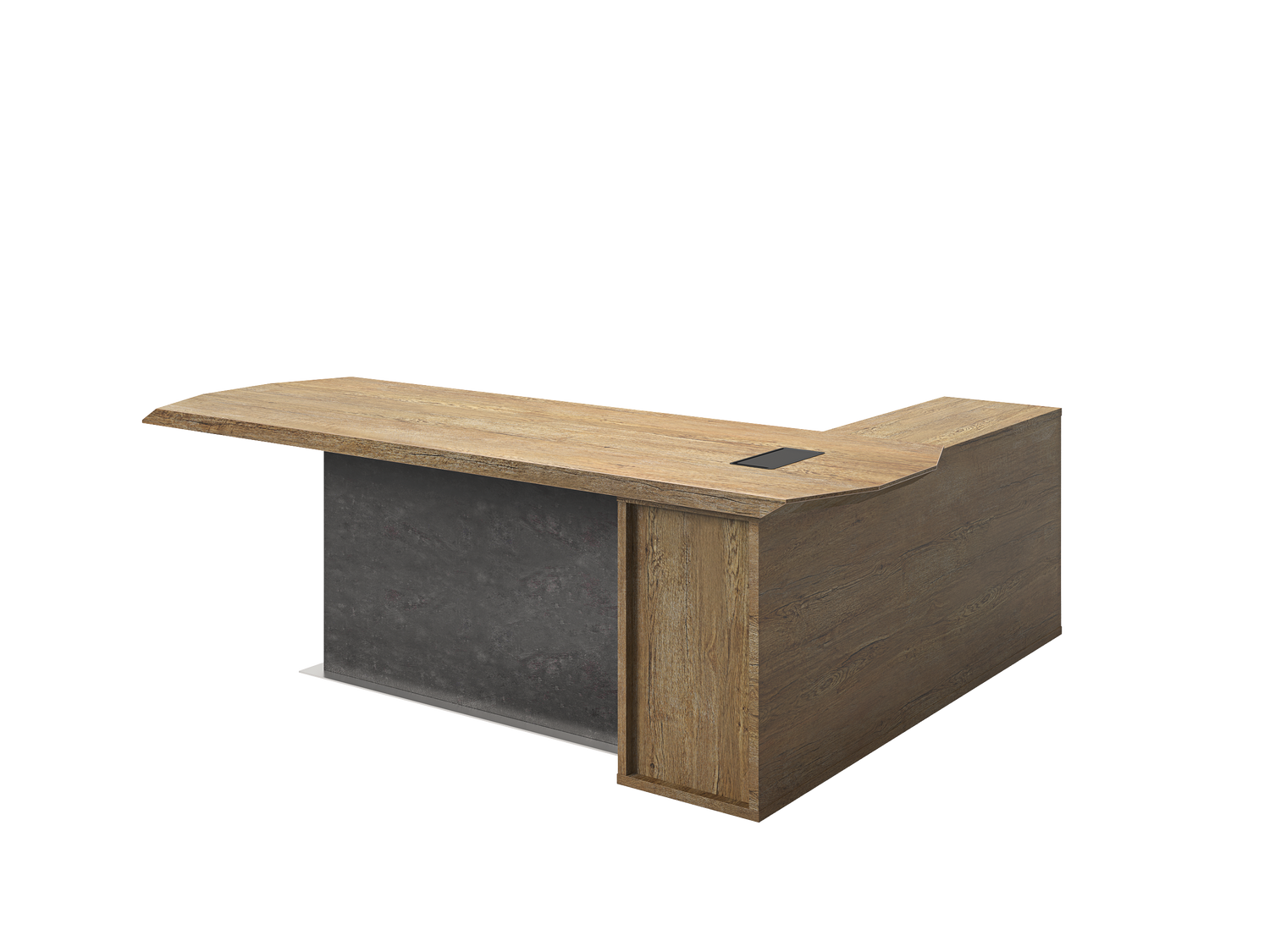Saintcy P3502 Modern Executive L-Shaped Office Desk - Premium Architectural Workstation