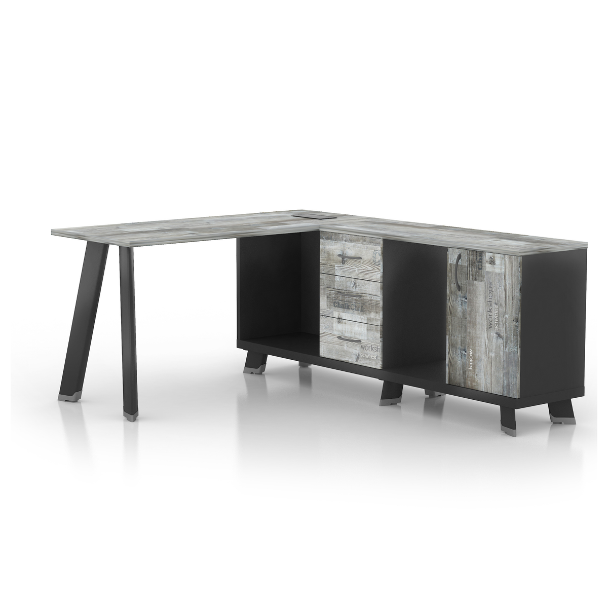 Saintcy Tribeca Apex Credenza L-Desk