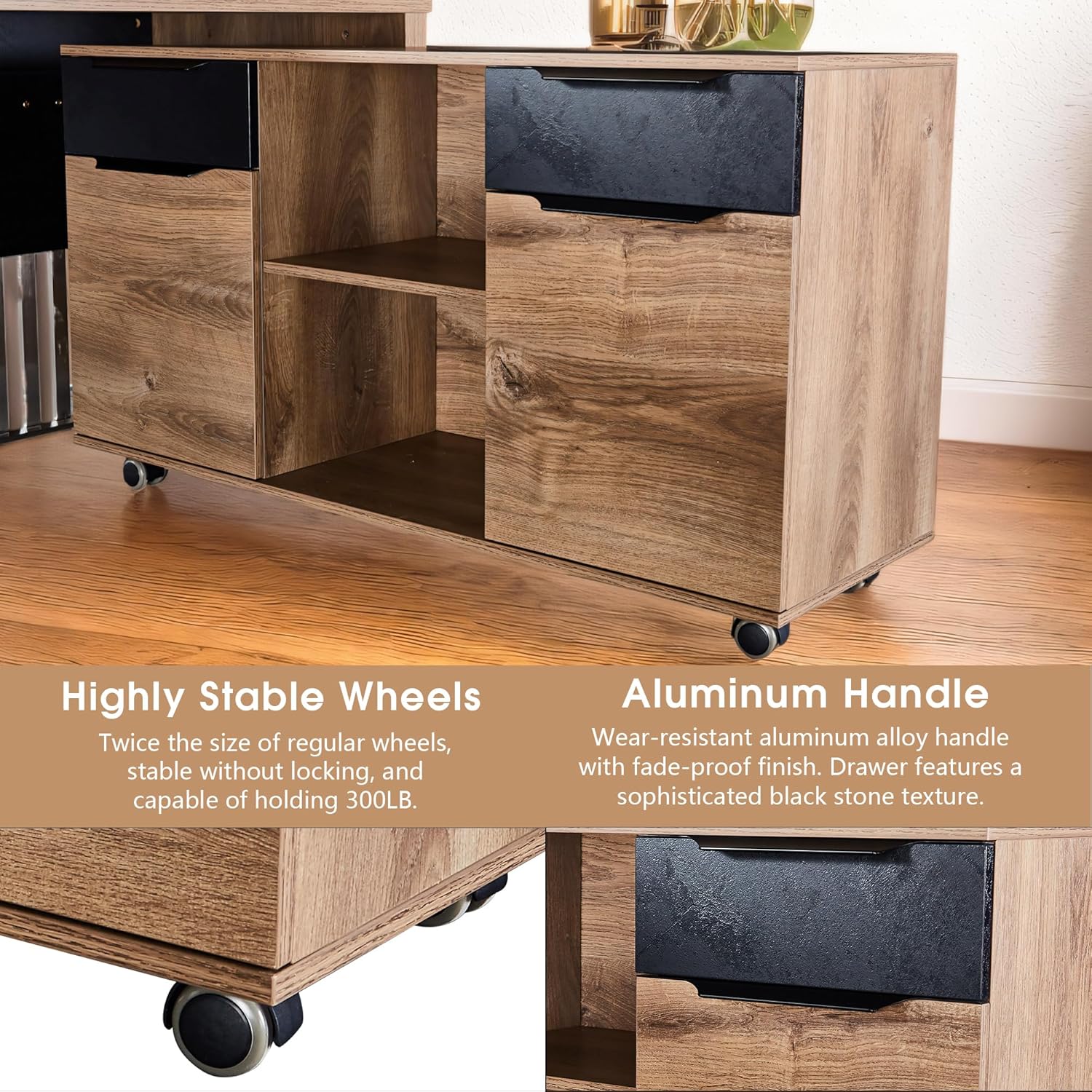 SAINTCY File Cabinet – With Storage