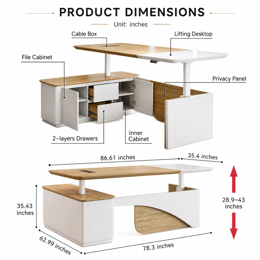 Saintcy Opus Eclipse Standing Desk