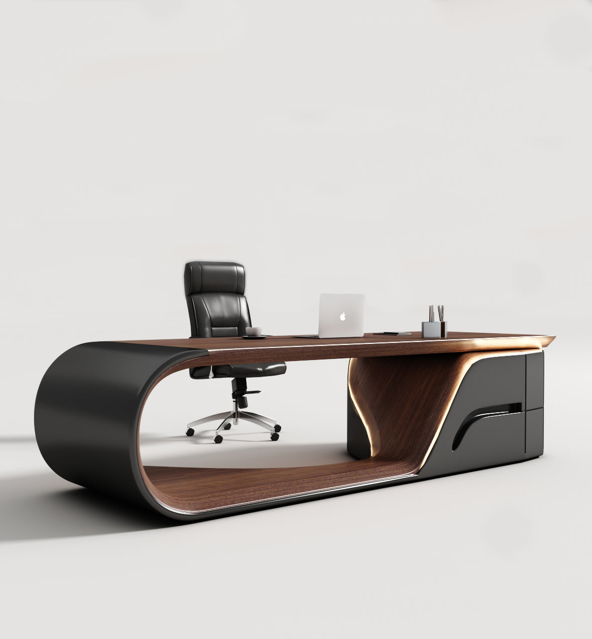 Saintcy Opus Ribbon Executive Desk