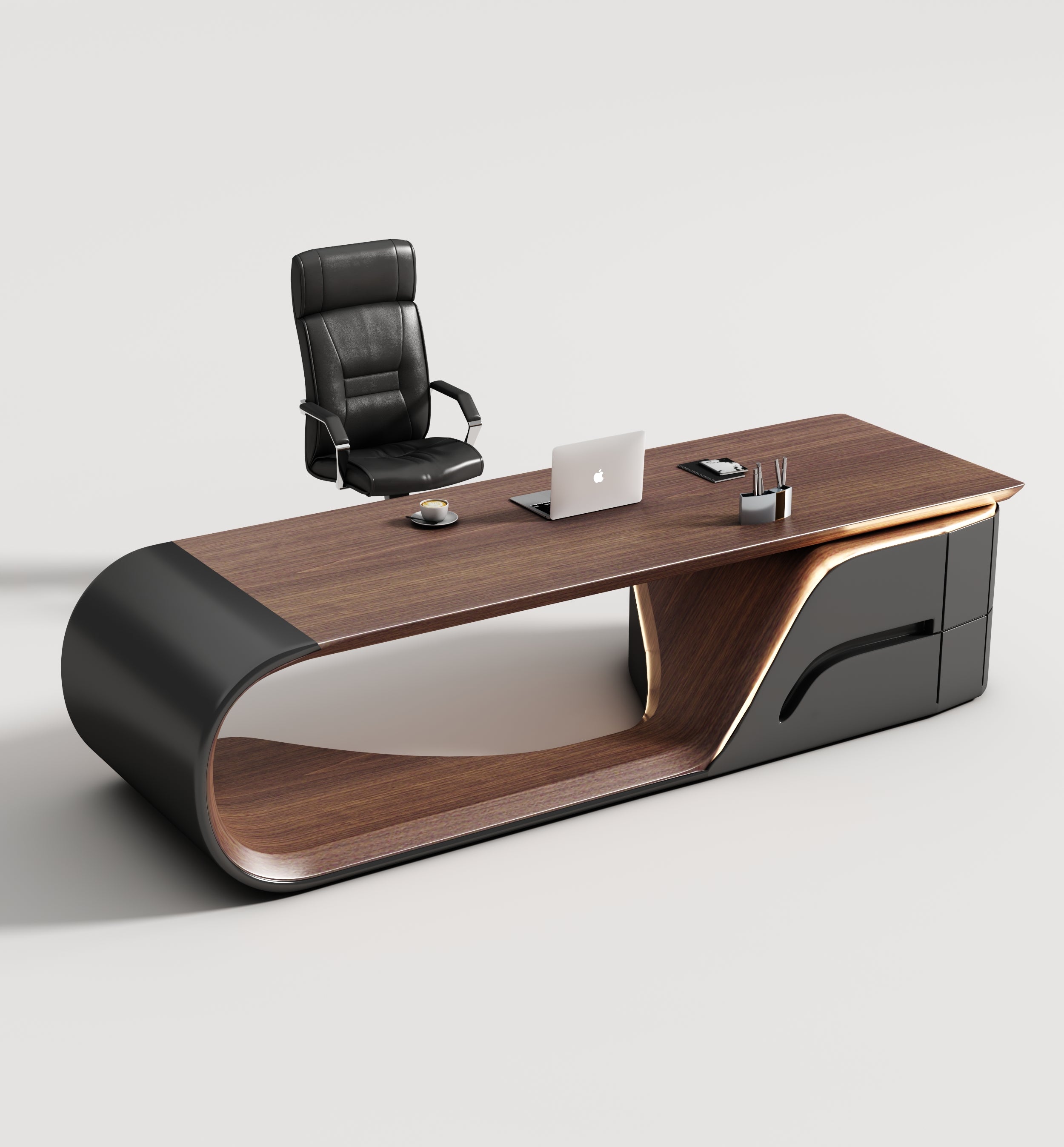 Saintcy Opus Ribbon Executive Desk