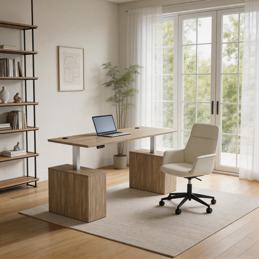 Saintcy Fluted Standing Desk