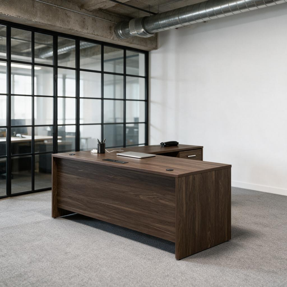 Saintcy Linear Executive L-Desk