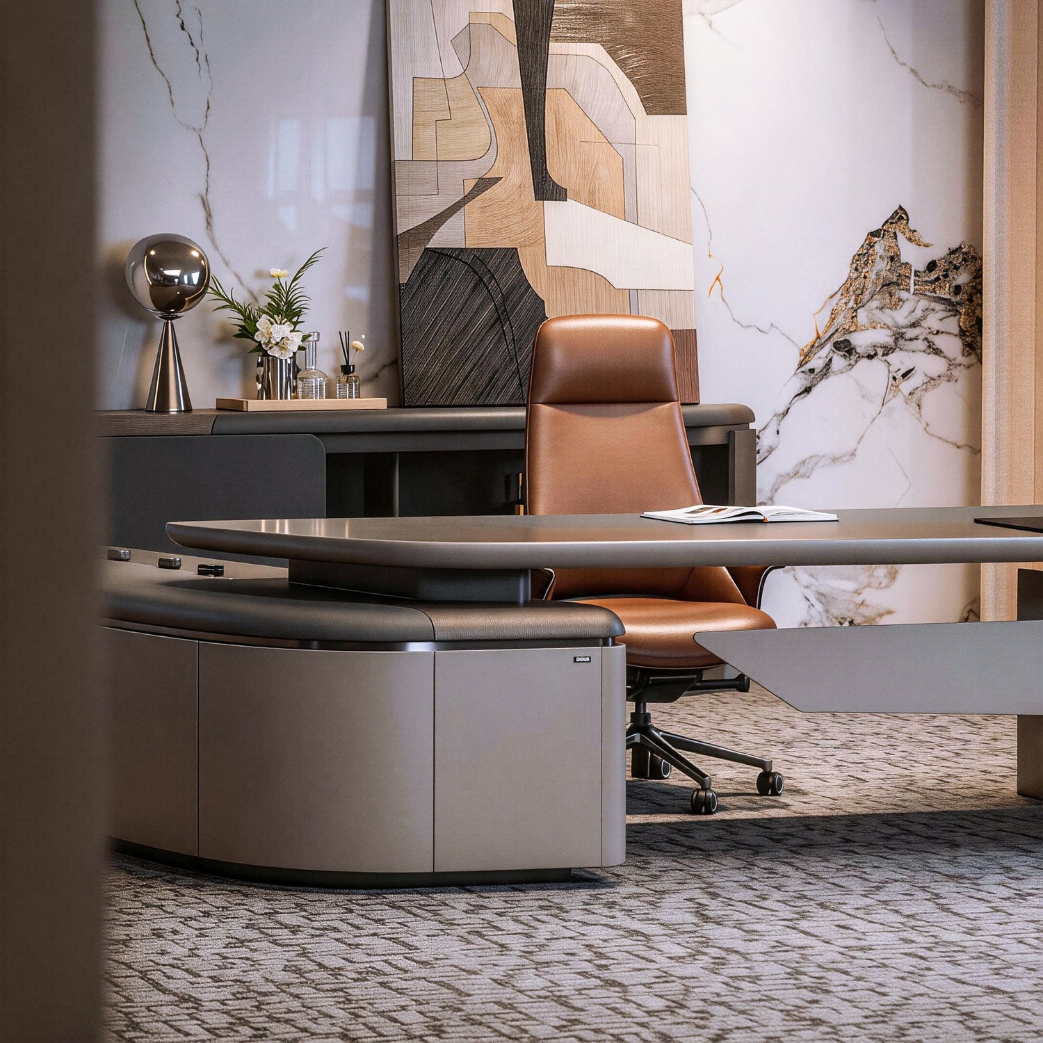 Saintcy Lavante Executive Desk DESIGNER SERIES
