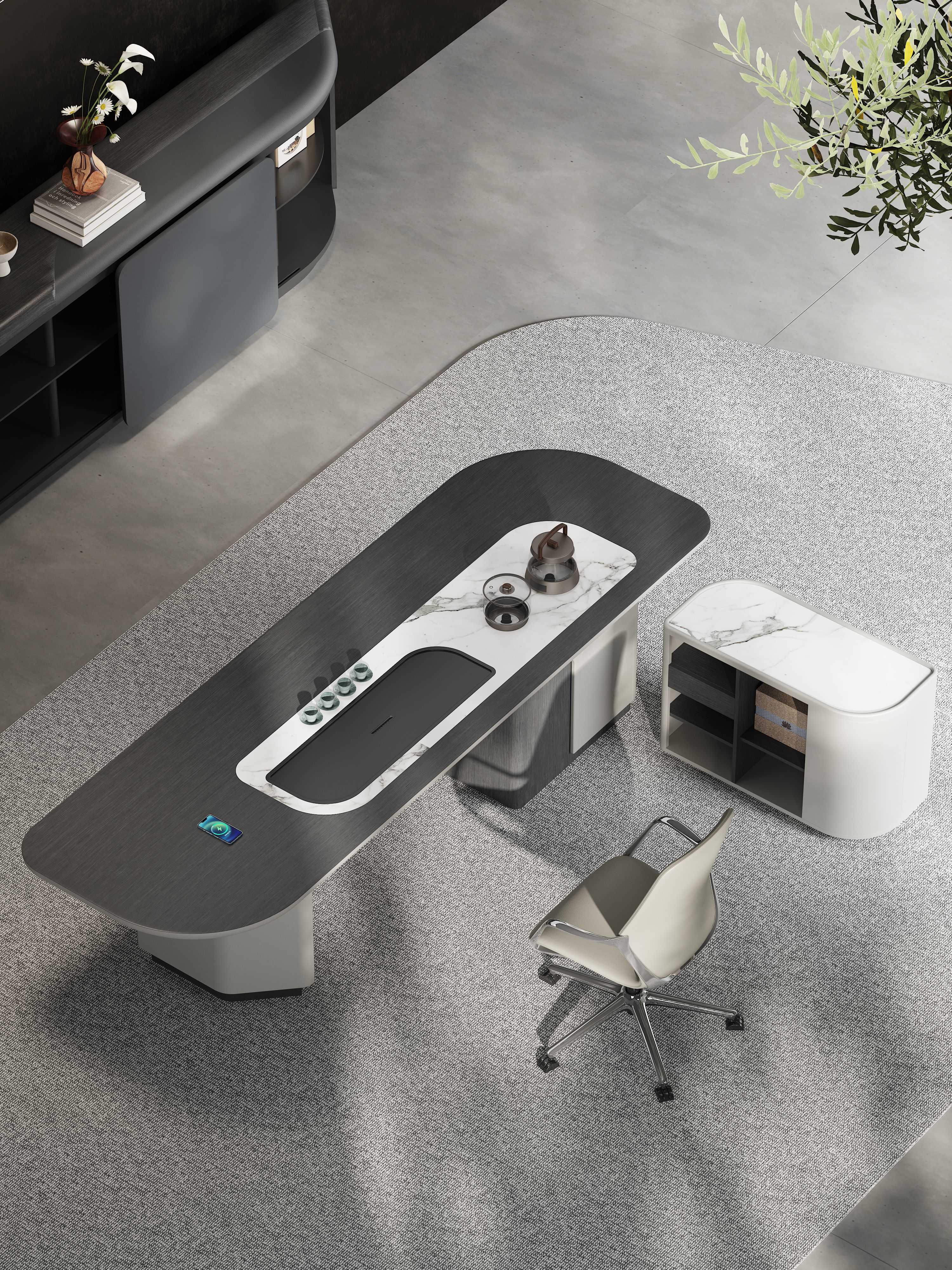 Saintcy Lavante Executive Desk DESIGNER SERIES