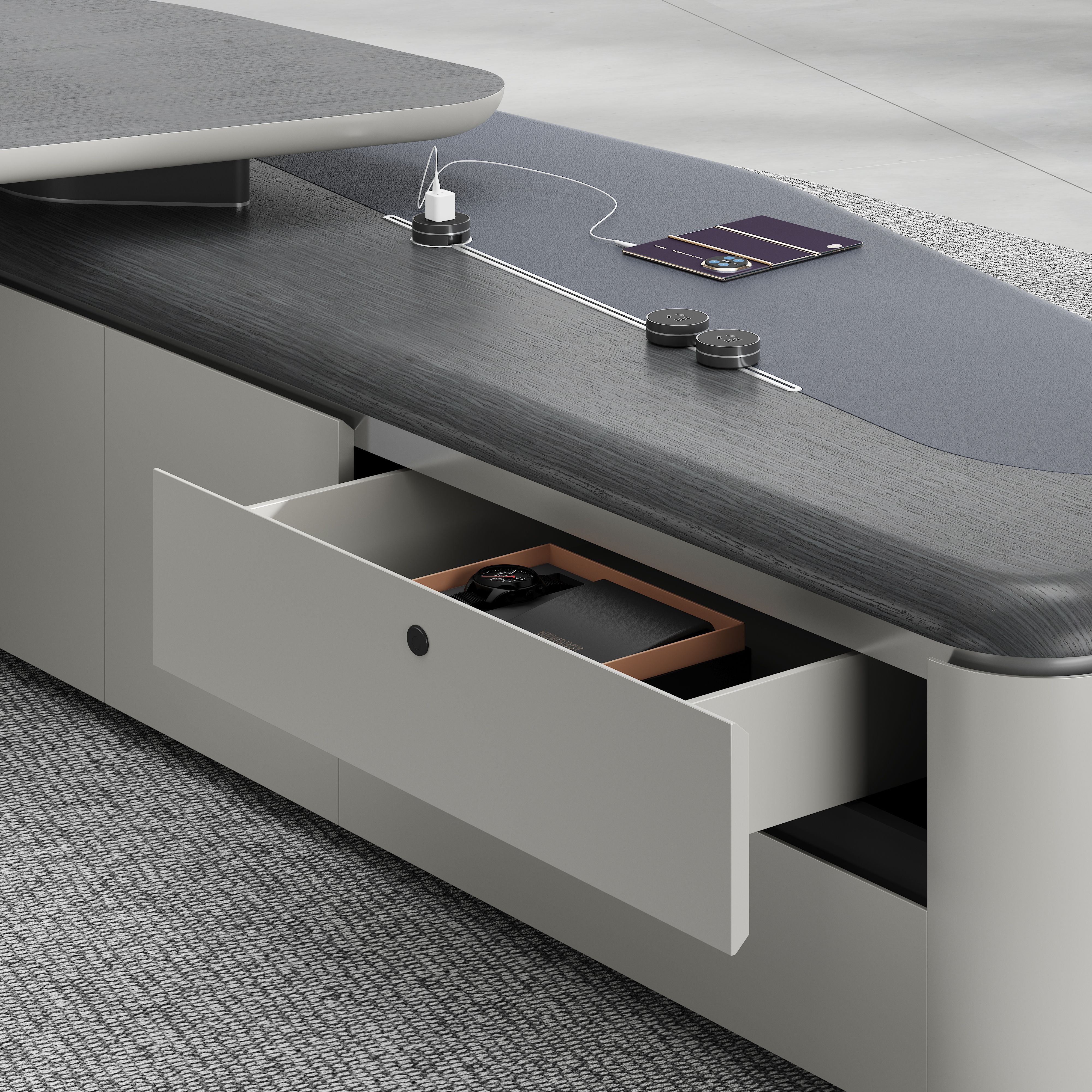 Saintcy Lavante Executive Desk DESIGNER SERIES