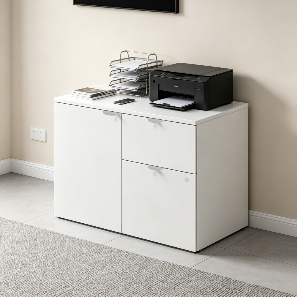 Saintcy Credenza Storage Cabinet