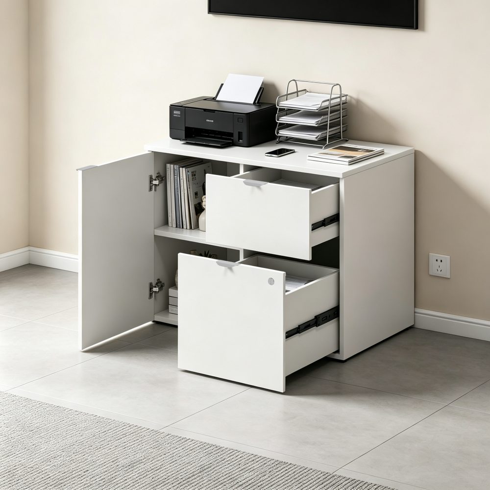 Saintcy Credenza Storage Cabinet