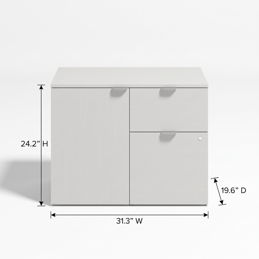 Saintcy Credenza Storage Cabinet