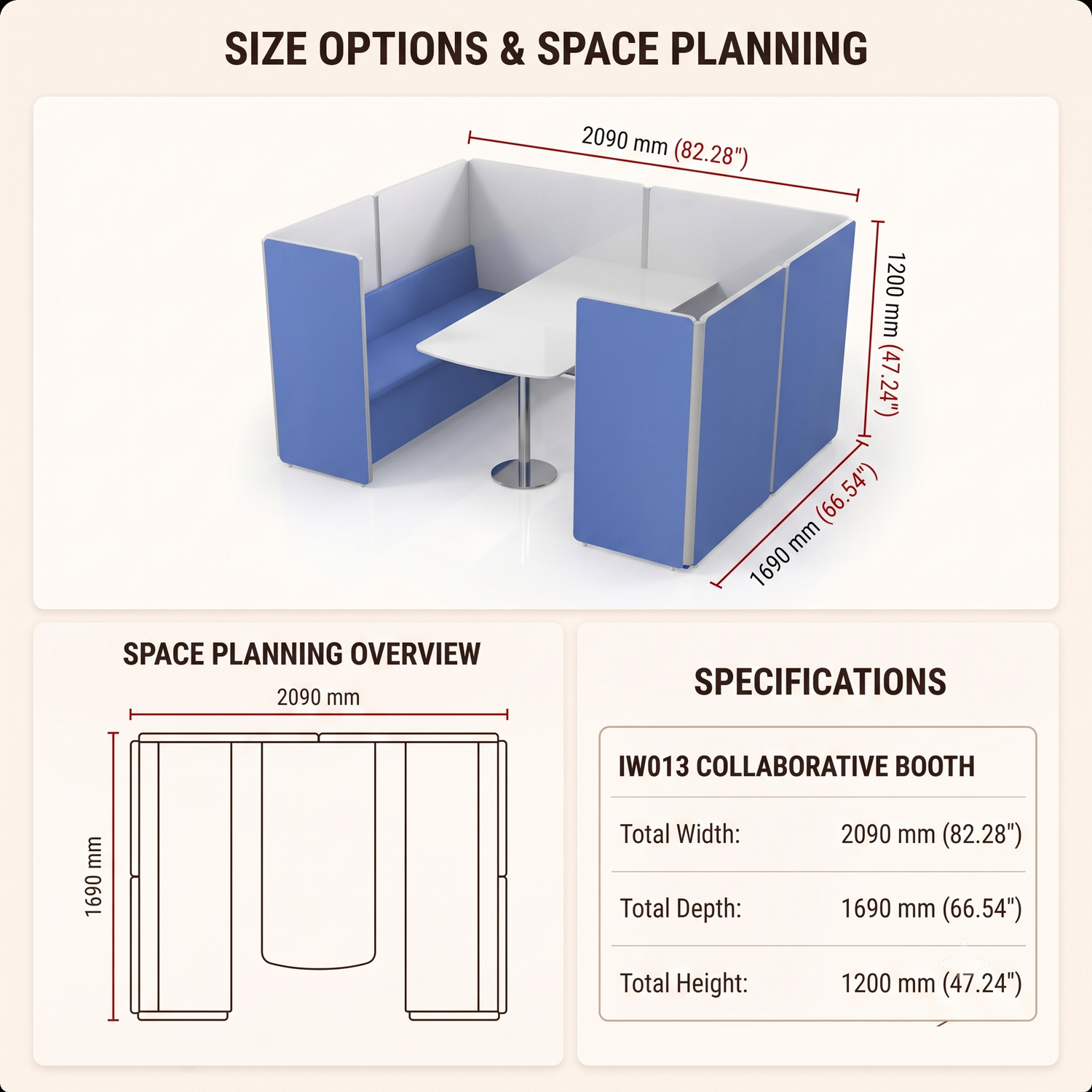 Saintcy Island Hub Modular Workstation