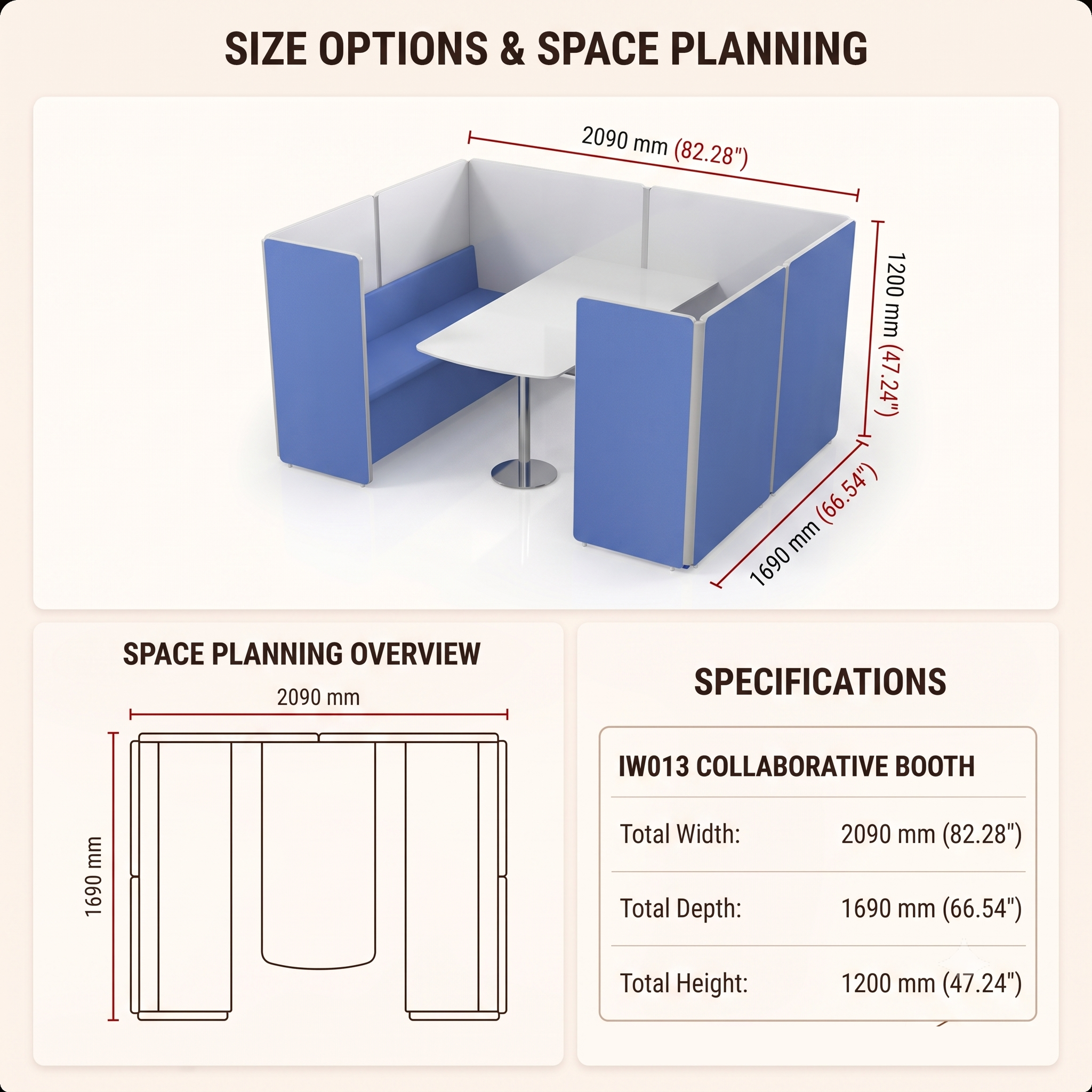 Saintcy Island Hub Modular Workstation