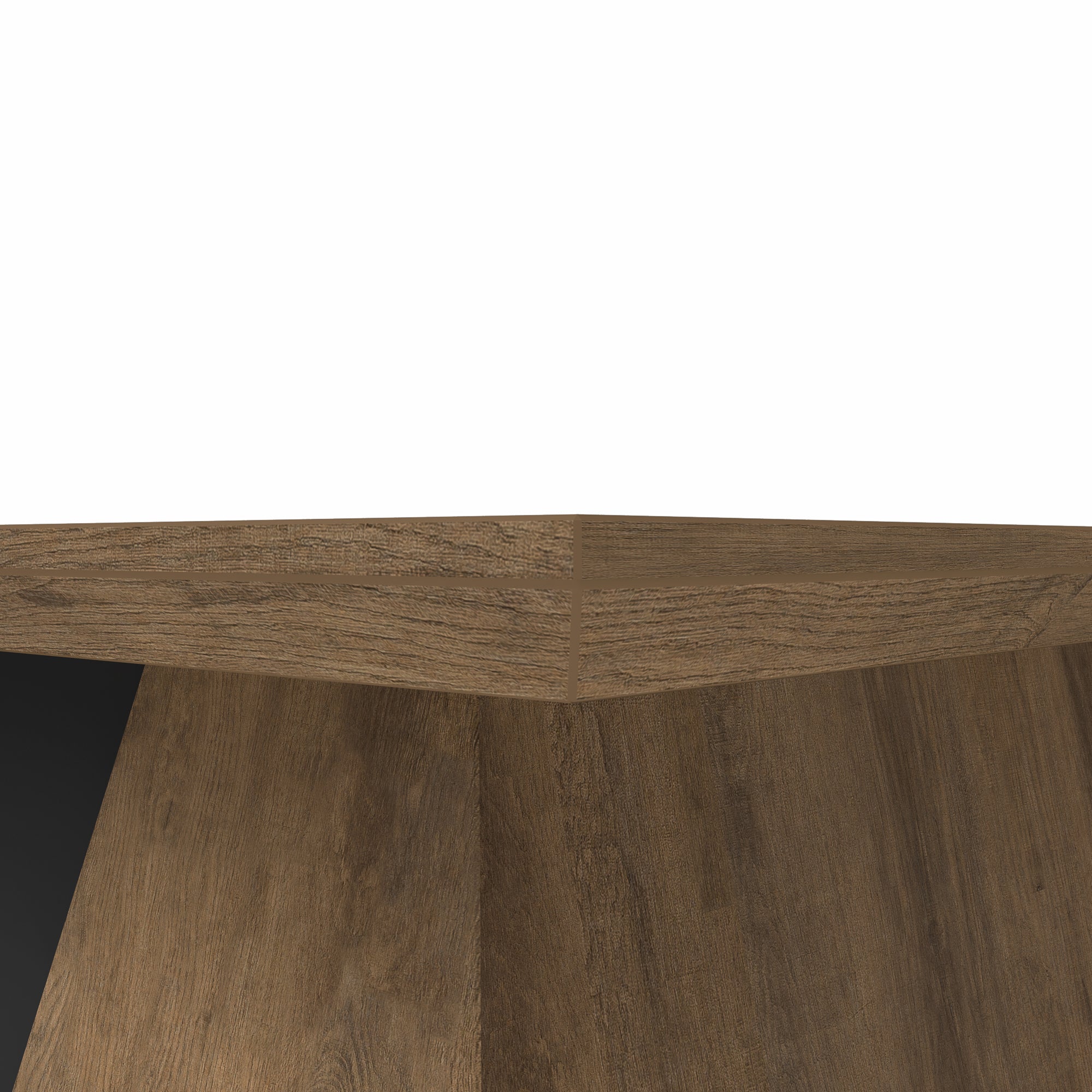 Saintcy M2501 110"/126" L-Shaped Executive Desk - Chicago Industrial Modern Architectural Office Workstation