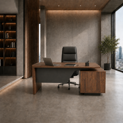 Saintcy Avenue Facet Executive Desk