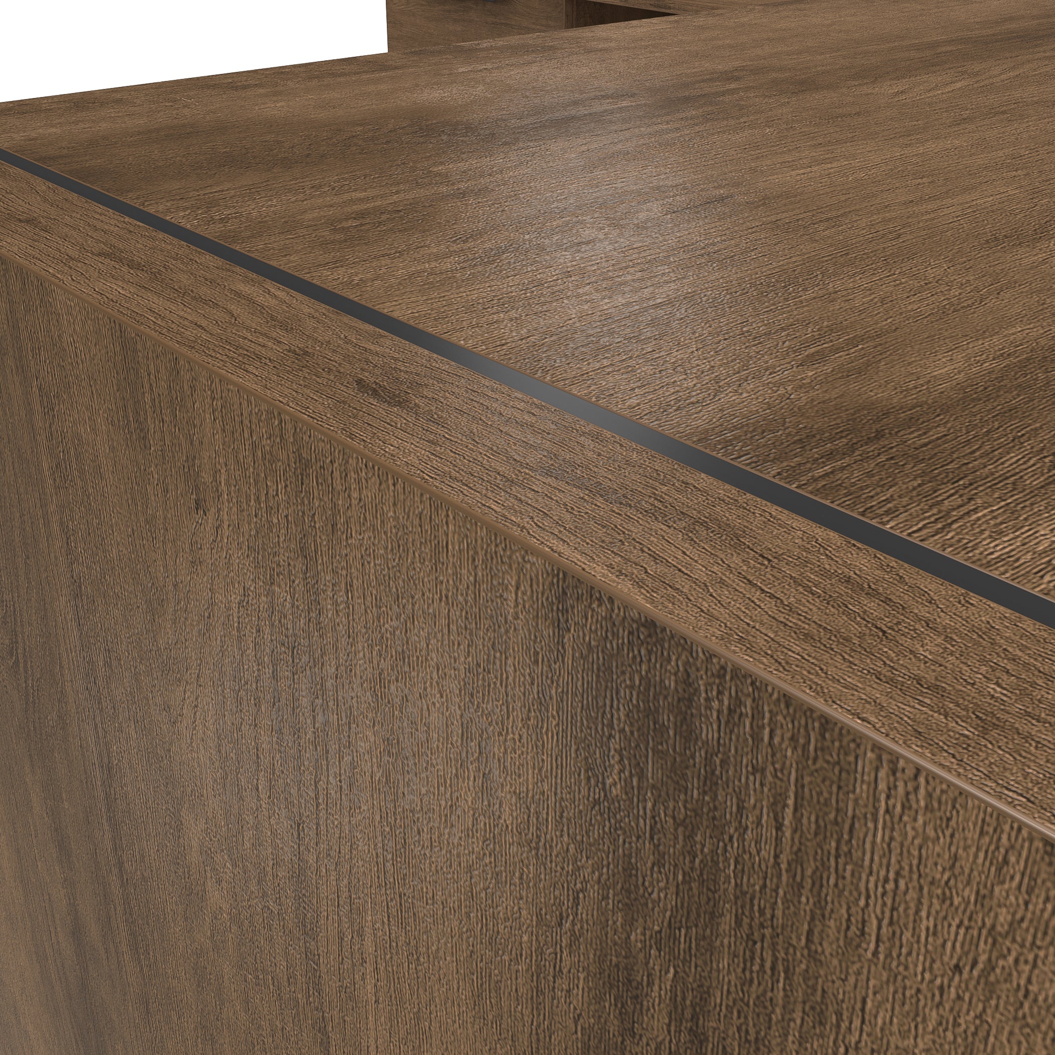 Saintcy M2509 Executive Desk System - 63"/71" Architectural Minimalist Workstation with Modular Mobile Storage