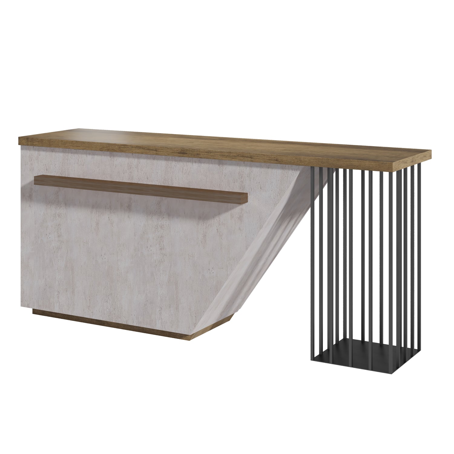 Saintcy Bevel Reception Desk