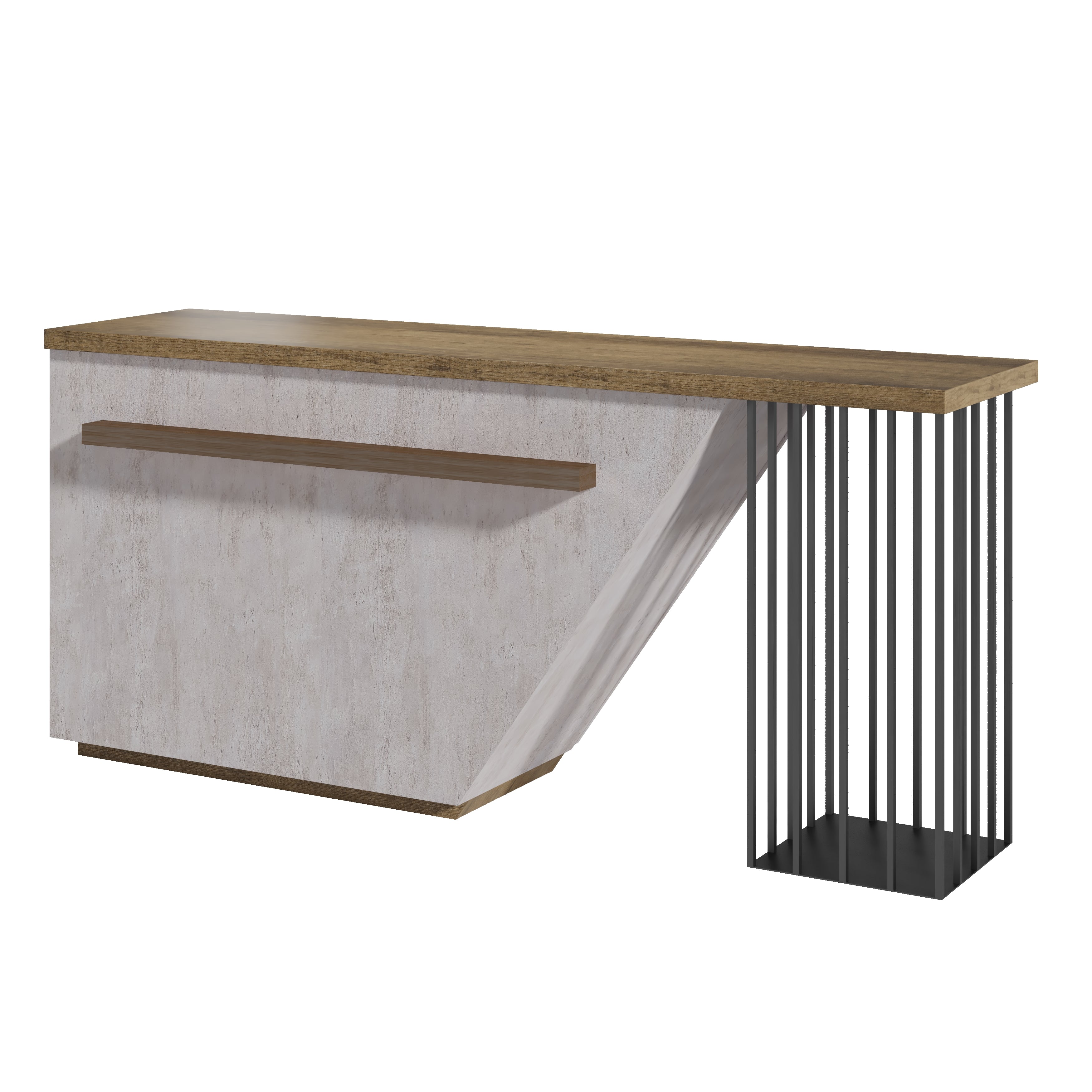 Saintcy Bevel Reception Desk