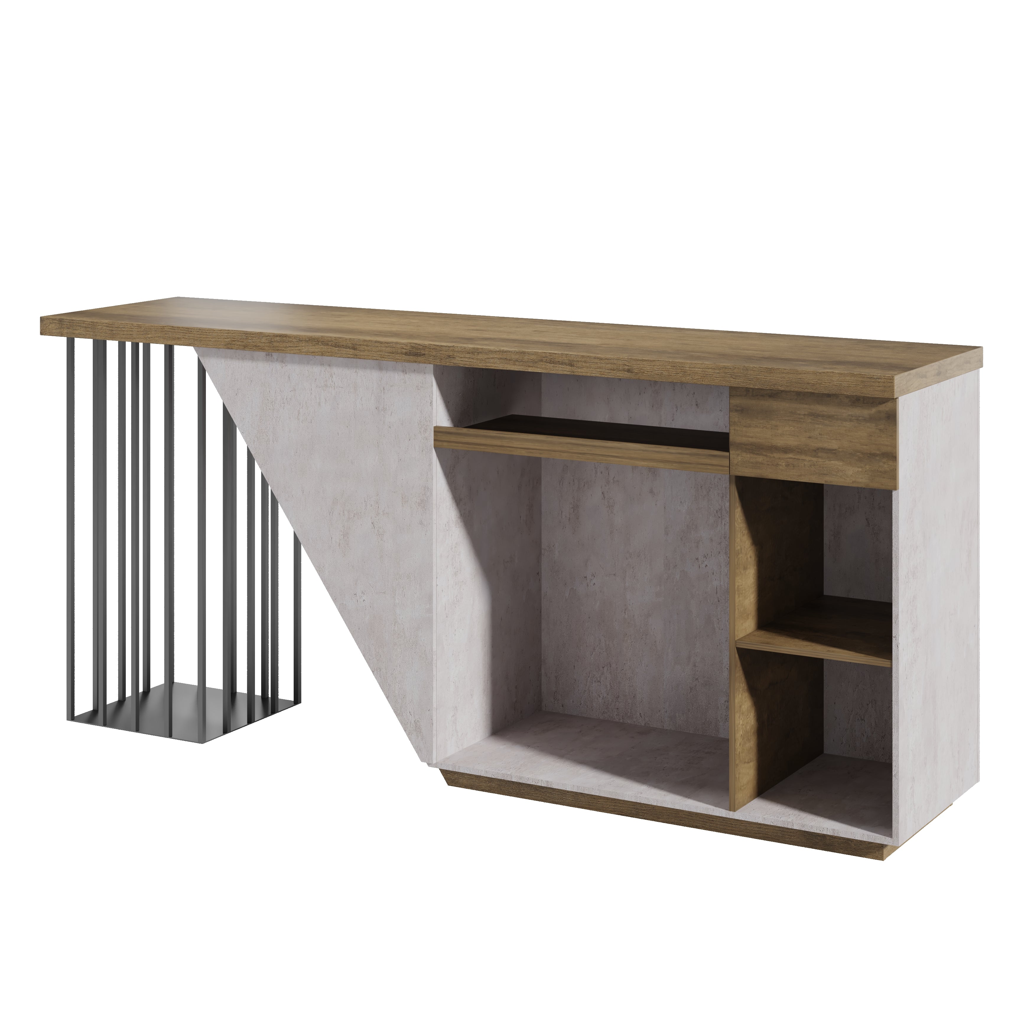Saintcy Bevel Reception Desk