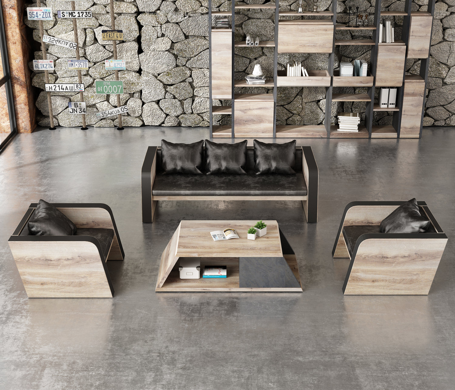 Saintcy Tribeca Oblique Lounge Set