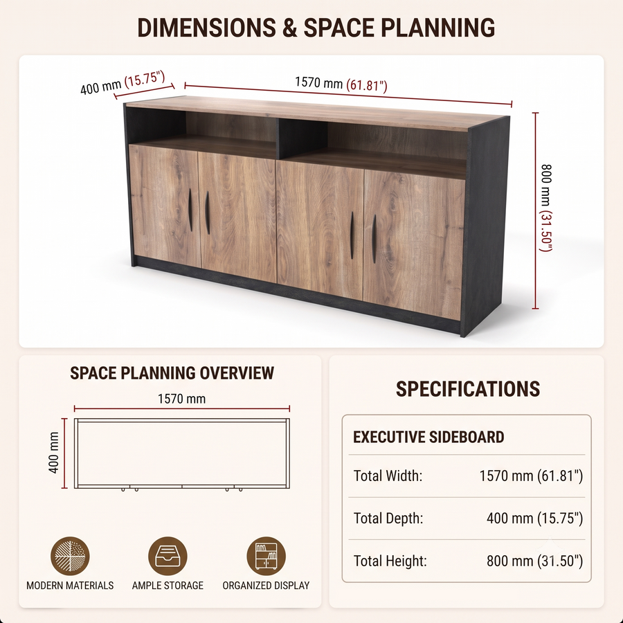 Saintcy Tribeca Block Credenza