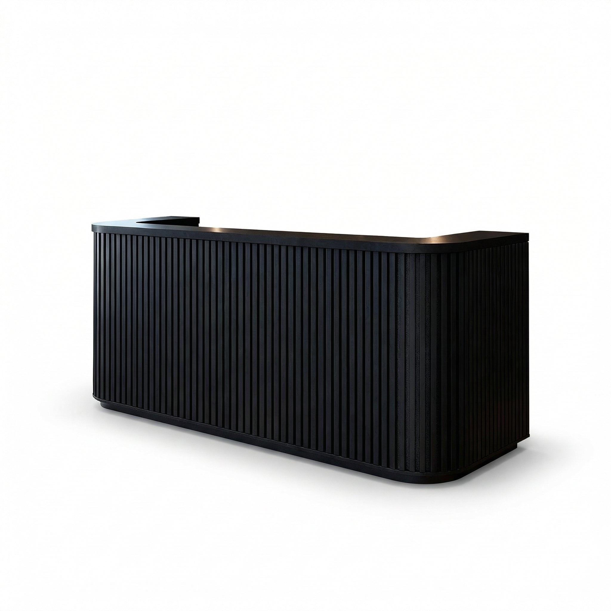 Saintcy Radius Fluted Reception Desk