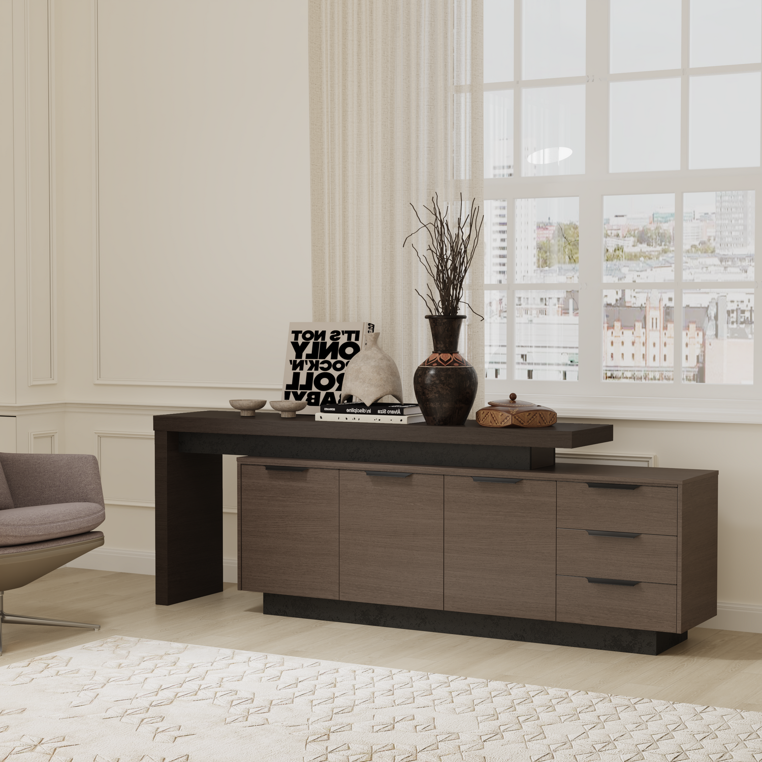 Saintcy Horizon Cantilever Credenza