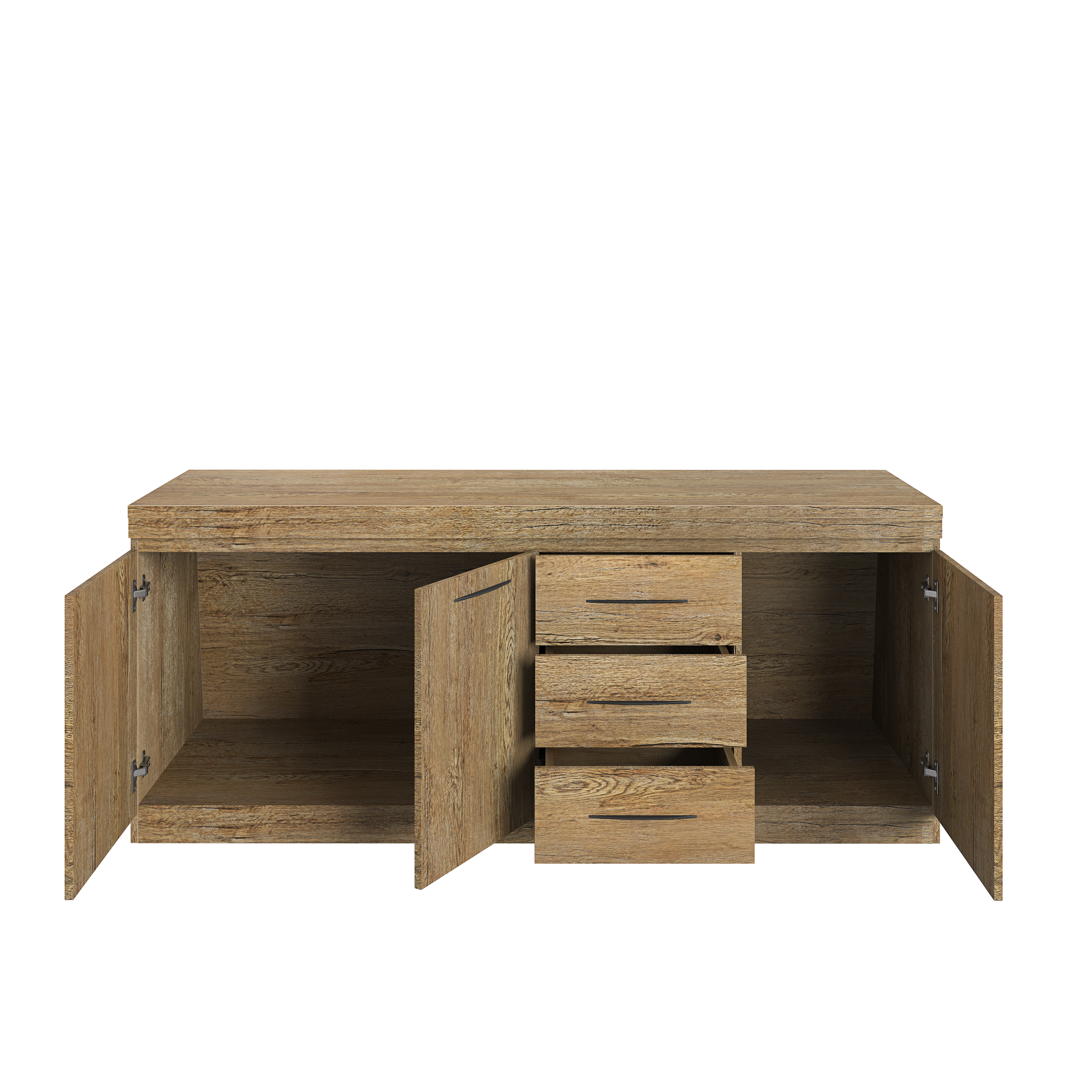 Saintcy P3501 Modern Sculptural Executive Desk - Geometric L-Shaped Manager Table (2.8m/3.2m)