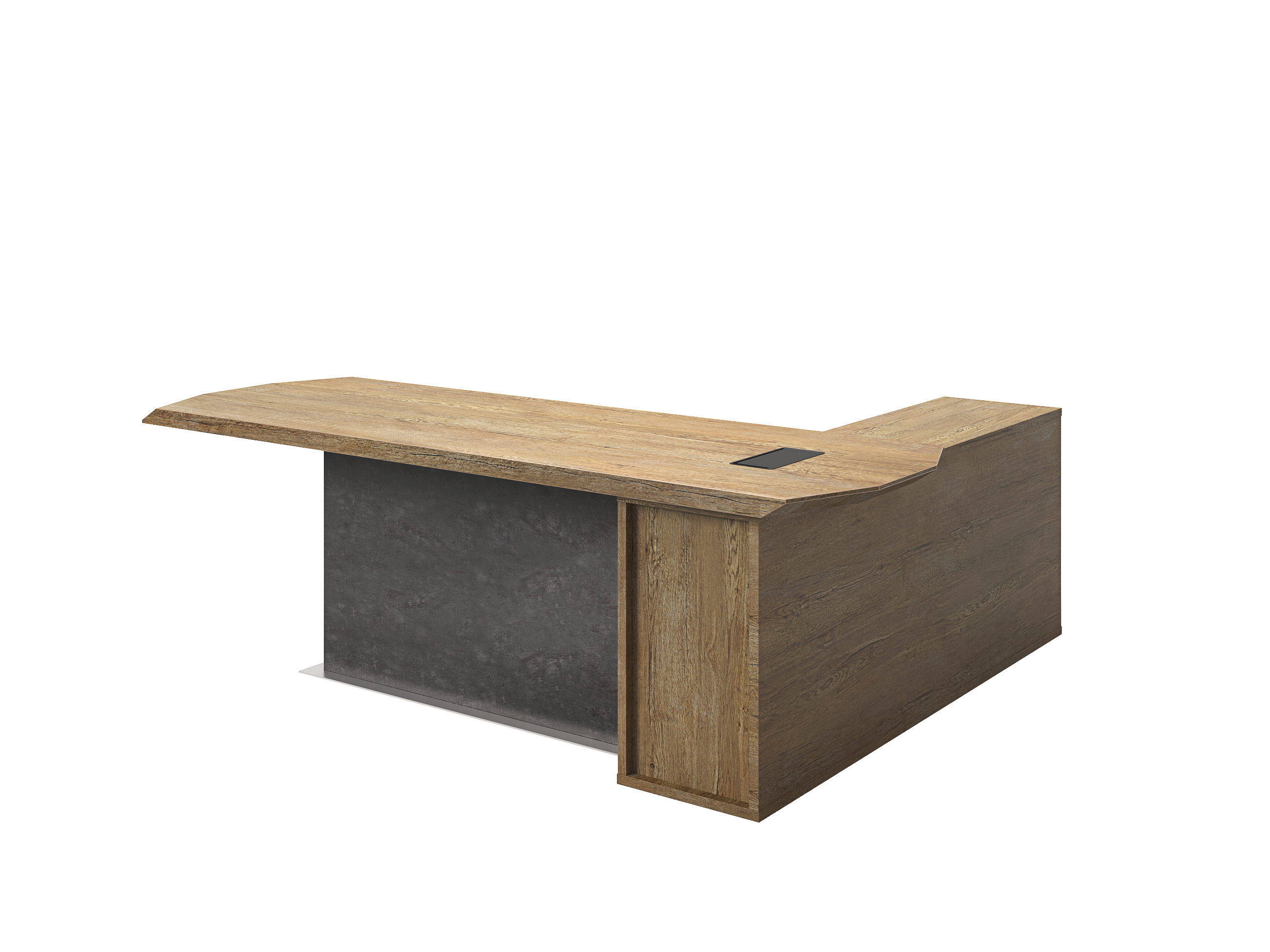 Saintcy P3502 Modern Executive L-Shaped Office Desk - Premium Architectural Workstation