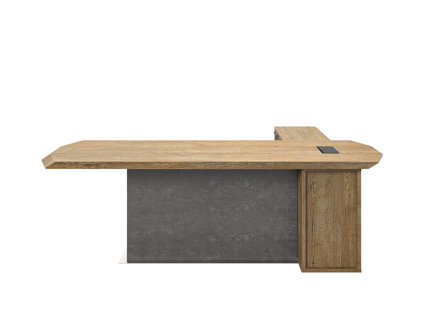 Saintcy P3502 Modern Executive L-Shaped Office Desk - Premium Architectural Workstation
