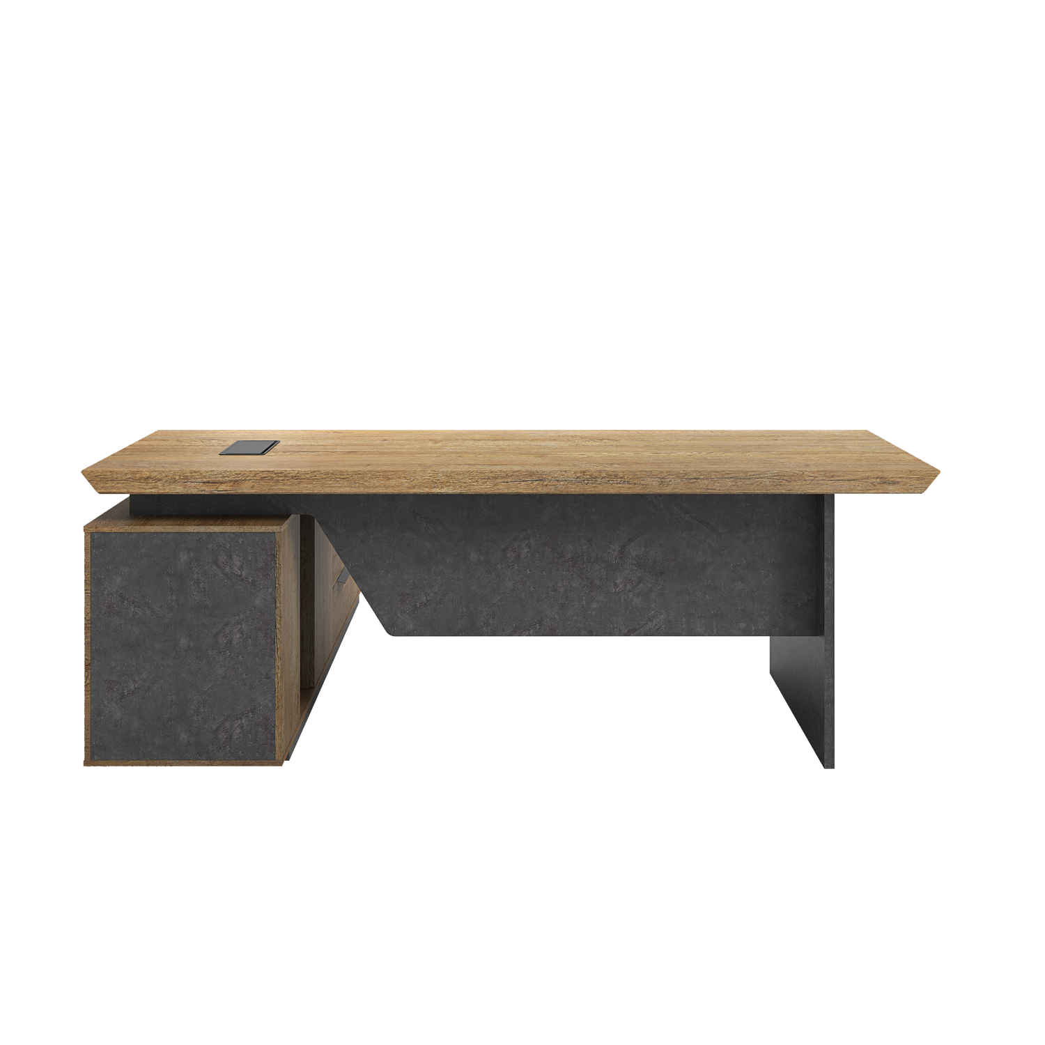 Saintcy P3505 Modern Architectural Executive Desk - Premium L-Shaped Industrial Workstation