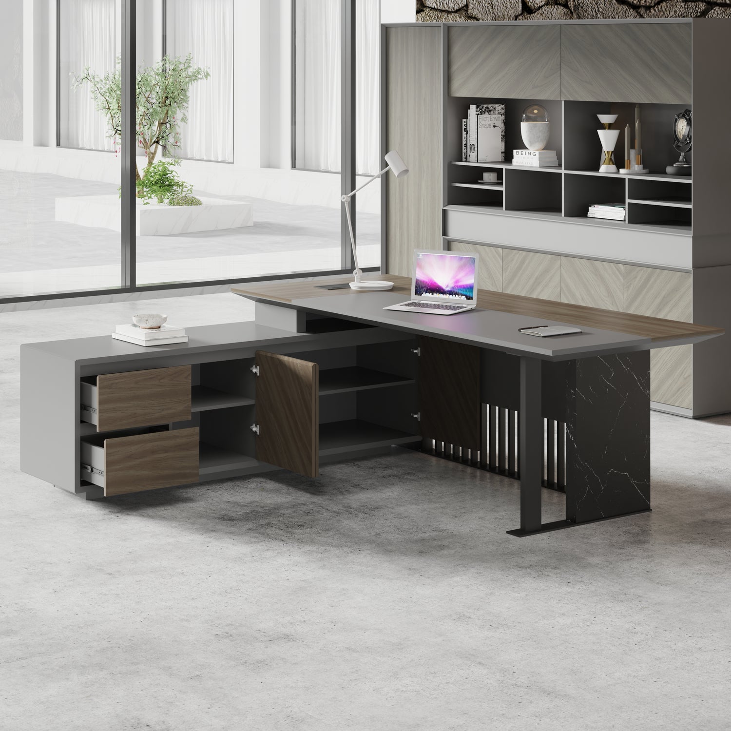 Saintcy Vatti Louver Executive Desk